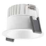 Ledvance Faretti LED Scurolight Aluminium Bianca 8W 720lm 36D - 940 Bianco Freddo | Ritaglio 68mm - IP44 - Miglior resa cromatica - Dimmerabile