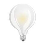 Ledvance Classic LED E27 Globe Filamento Ghiaccio 11W 1521lm - 927 Bianco Molto Caldo | Miglior resa cromatica - Dimmerabile - Sostitua 100W