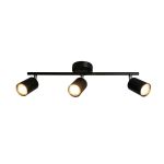 Nordlux Explore 3 Metallo e Ceramic Nero | Adatto per 3x GU10