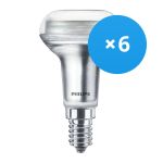 Confezione Multipack 6x Philips Corepro LED Faretti E14 R50 2.8W 210lm 36D - 827 Bianco Molto Caldo | Sostitutiva 40W