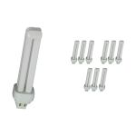 Confezione Multipack 10x Osram Dulux D/E 18W 830 | Luce Calda - 4-Pin