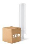 Confezione Multipack 10x Ledvance Dulux-D LED 10W - 830 Luce Calda -  | Sostitutiva 26W