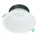 Philips Downlight LED Coreline DN142B Aluminium Bianca 19.2W 2300lm 60D - 840 Bianco Freddo | Ritaglio 200mm - IP20 - Dimmerabile - Bianca Riflettore - Emergency