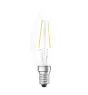 Osram Parathom Retrofit Classic LED E14 Candela Filamento Chiara 2.5W 250lm - 827 Bianco Molto Caldo | Sostitutiva 25W