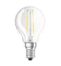 Osram Parathom Retrofit Classic LED E14 Sferica Filamento Chiara 2.5W - 827 Bianco Molto Caldo | Sostitutiva 25W
