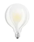 Ledvance Classic LED E27 Globe Filamento Ghiaccio 11W 1521lm - 927 Bianco Molto Caldo | Miglior resa cromatica - Dimmerabile - Sostitua 100W