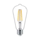 Philips MASTER Value LED Bulbo E27 Edison Filamento Chiara 5.9W 806lm - 927 Bianco Molto Caldo | Miglior resa cromatica - Sostitutiva 60W