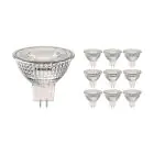 Confezione Multipack 10x Noxion LED Faretti 12V GU5.3 7.5W 830 60D 621lm | Dimmerabile - Luce Calda - Sostitutiva 50W